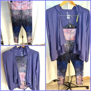 Yoga bundle new All in Motion hoodie and Evolution&creation leggings M/L